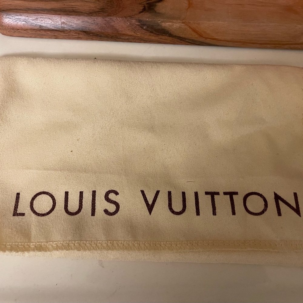 Louis Vuitton Dust Bag in Cream with Brown Logo